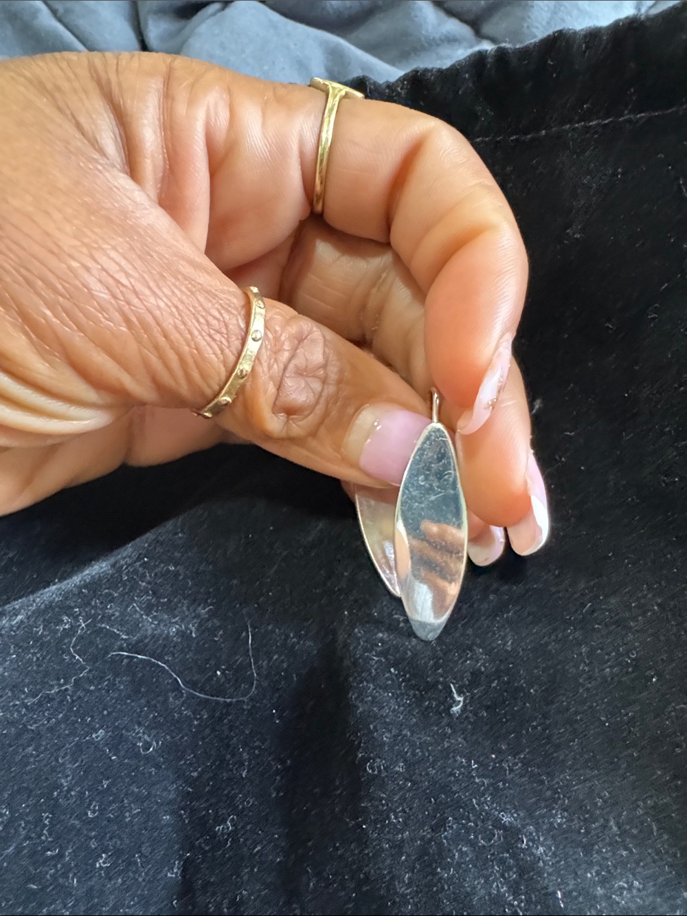 Silver Leaf Drop Earrings - Women Jewelry